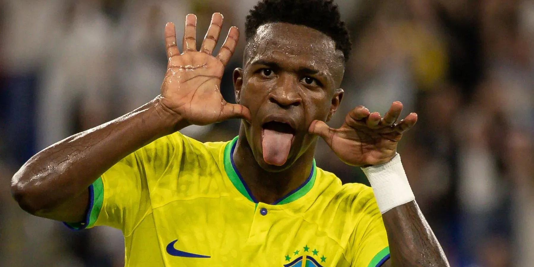  Vini Jr. foi um dos destaques do Brasil no jogo contra a Suíça 