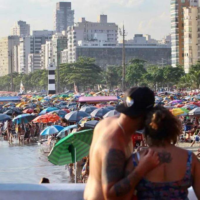 Temperaturas podem chegar perto dos 30°C em Santos