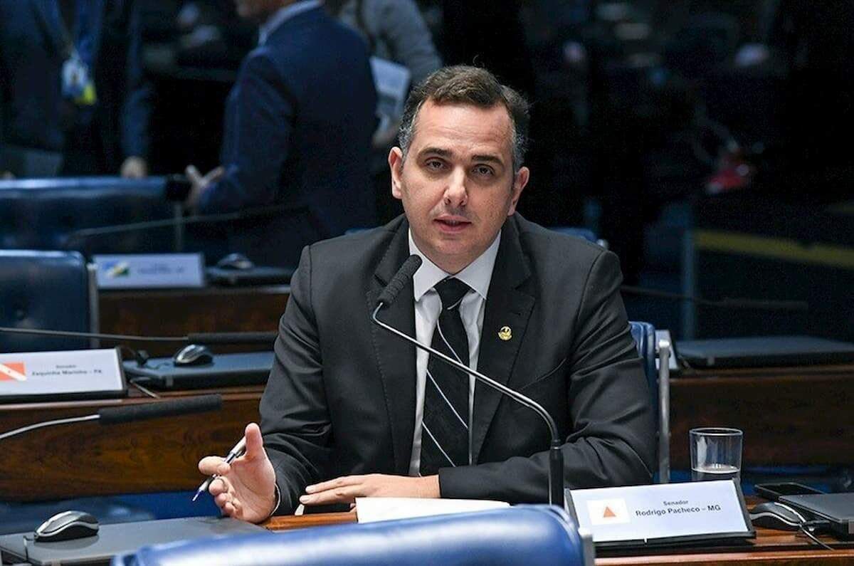 Rodrigo Pacheco (DEM-MG) foi eleito na tarde desta segunda-feira (1)