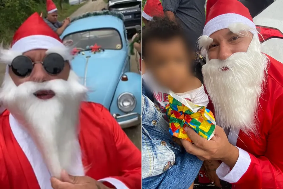 Antes do fim desta semana, Papai Noel promete retornar a Bertioga