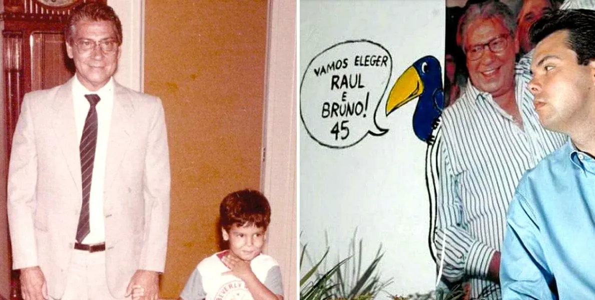    Bruno herdou a vocação pela política, se filiou ao PSDB e, ainda adolescente, começou a militar no partido   