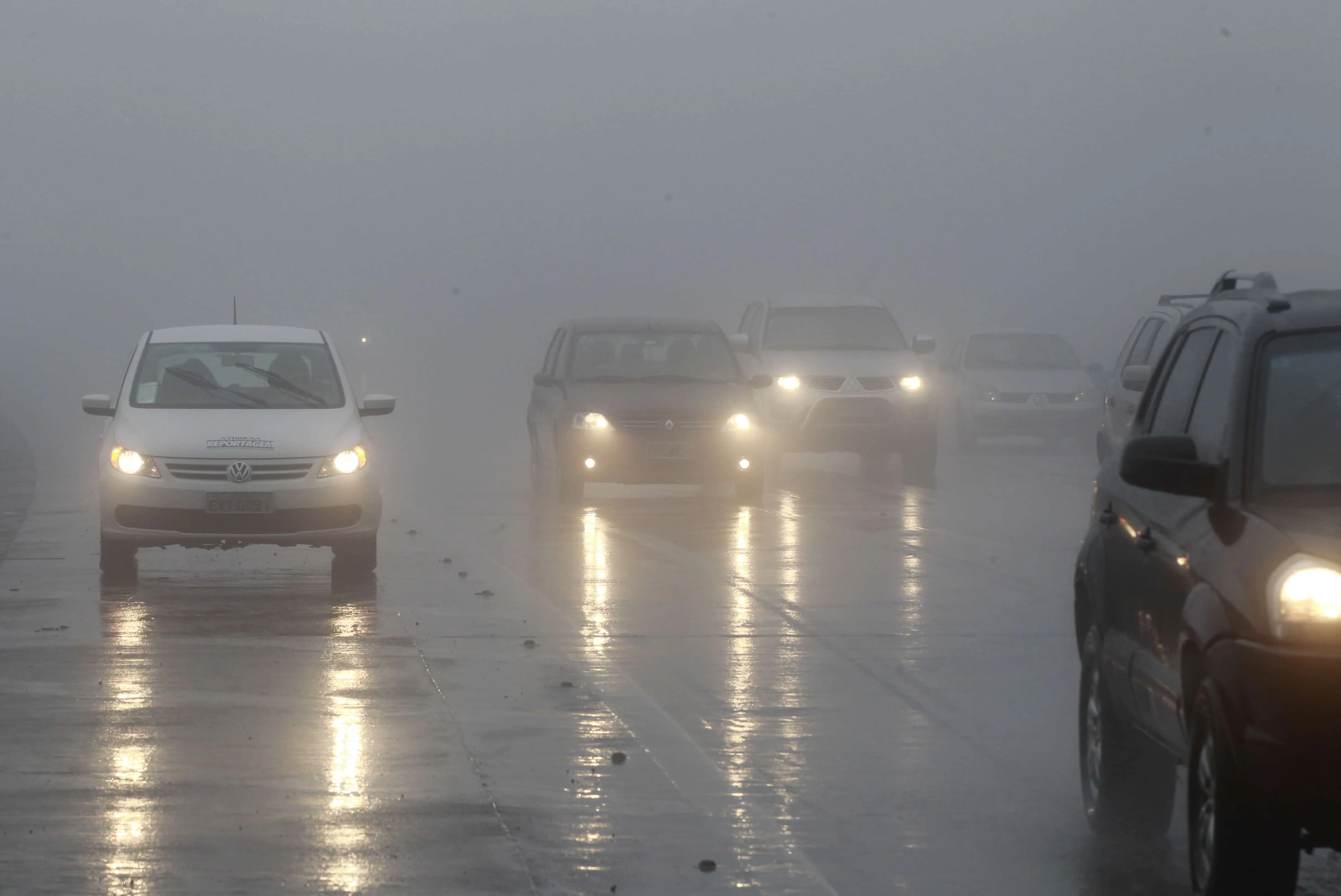 Confira os cuidados na estrada em dias de neblina