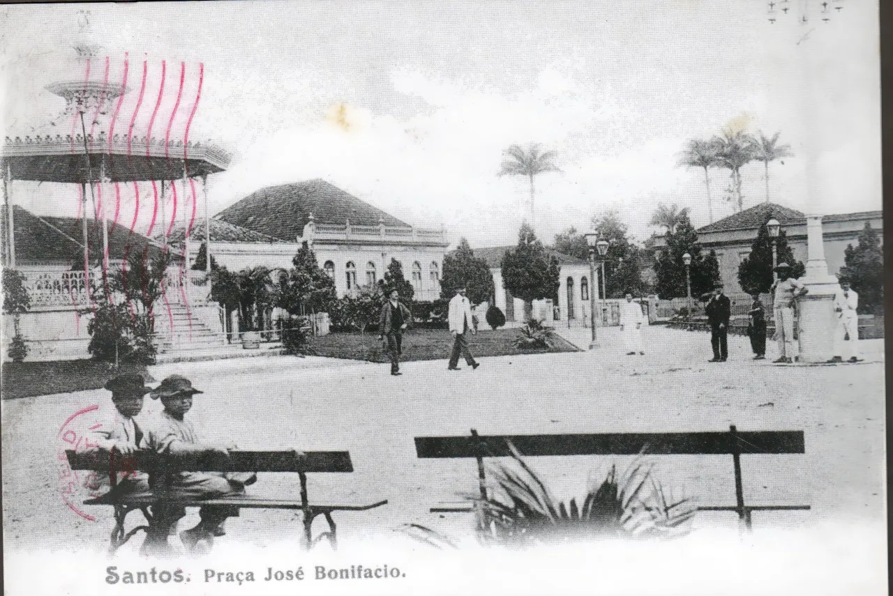 Coreto da Praça José Bonifácio, inaugurado em 1902, era o mais garboso