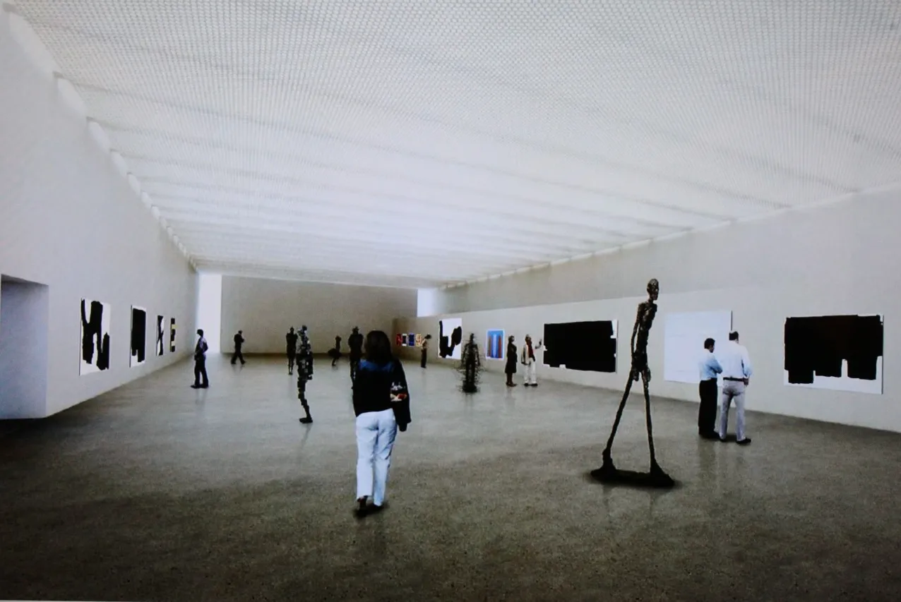 Projeção do que poderá ser o interior do futuro Museu de Arte, no Boqueirão: para interessados em cultura