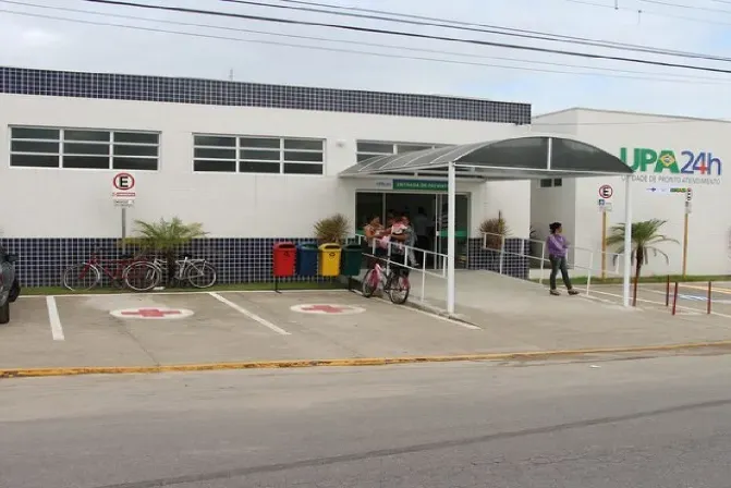 Paciente está internado em UPA de Itanhaém, Litoral de São Paulo
