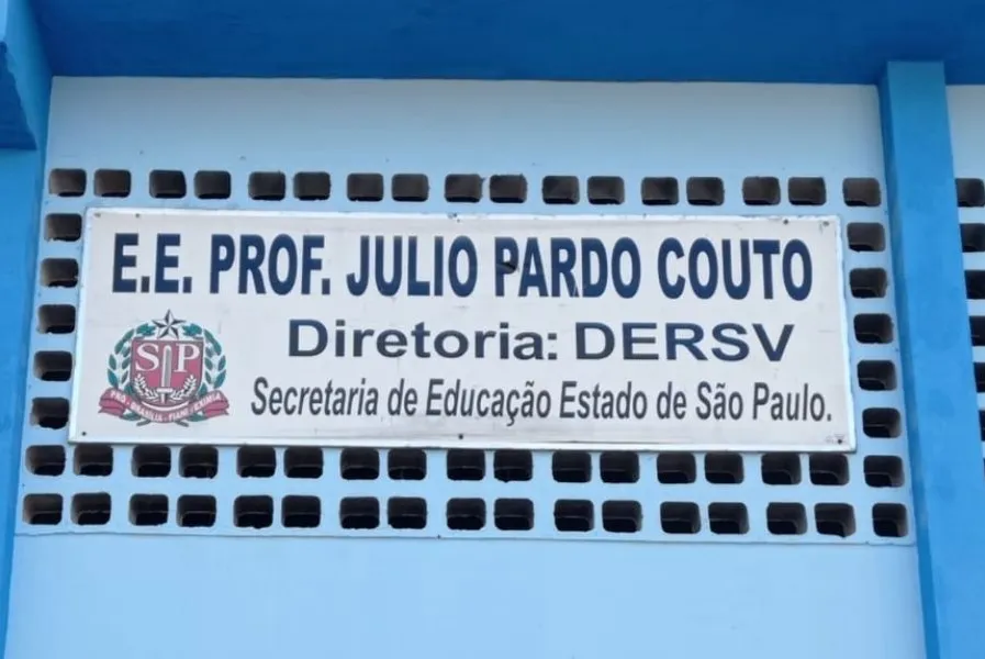 Agressões aconteceram na Escola Estadual Professor Júlio Pardo Couto, em Praia Grande