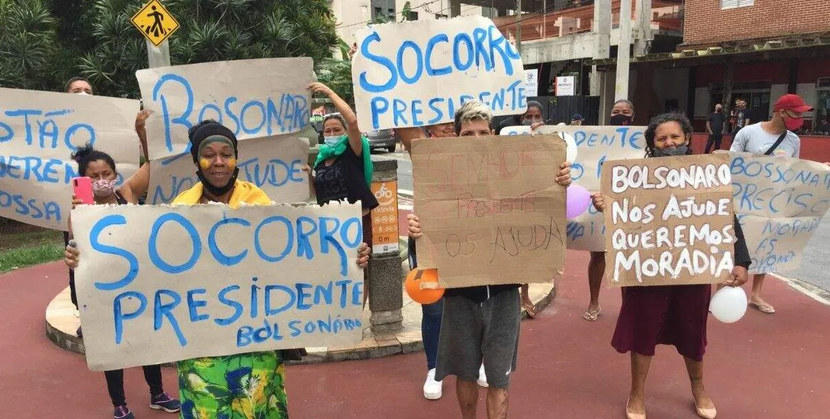  Moradores do bairro Vila Sônia pediram ajuda ao presidente 