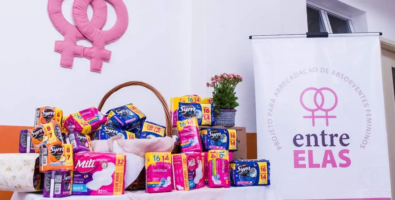   Iniciativa do Fundo Social de Solidariedade pretende conscientizar a sociedade sobre a 'pobreza menstrual' e arrecadar absorventes femininos  