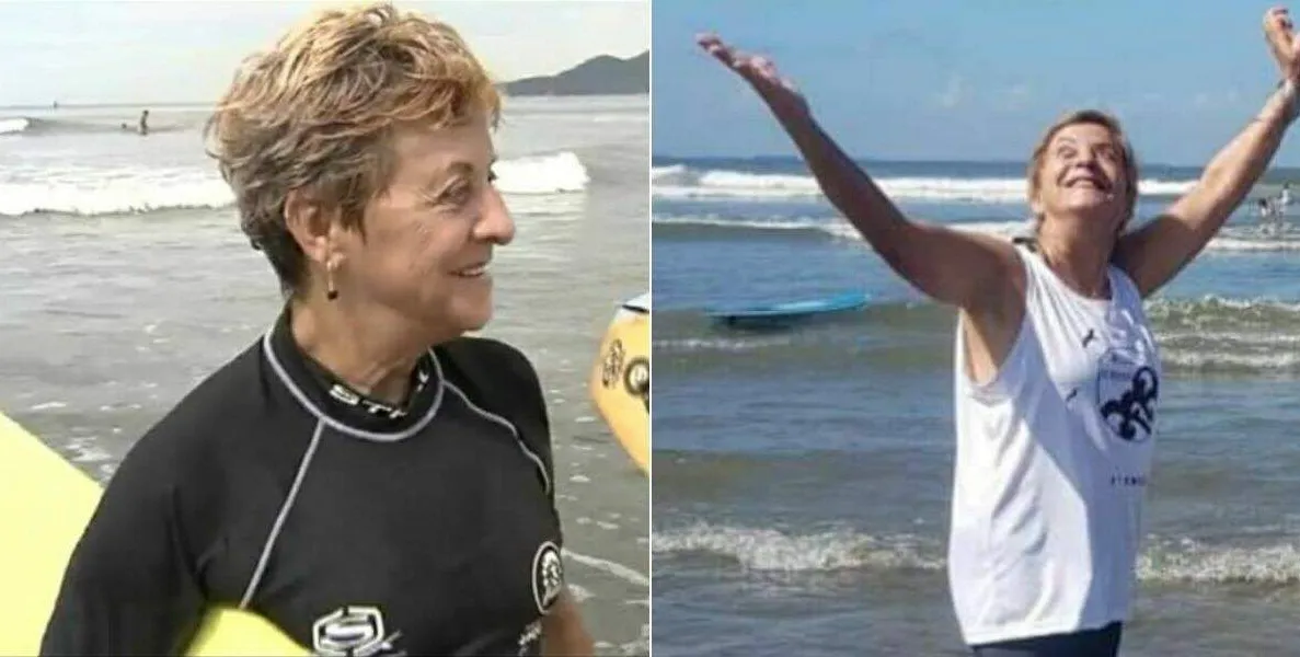        Figura conhecida no surf santista, ela recebeu diversas homenagens       