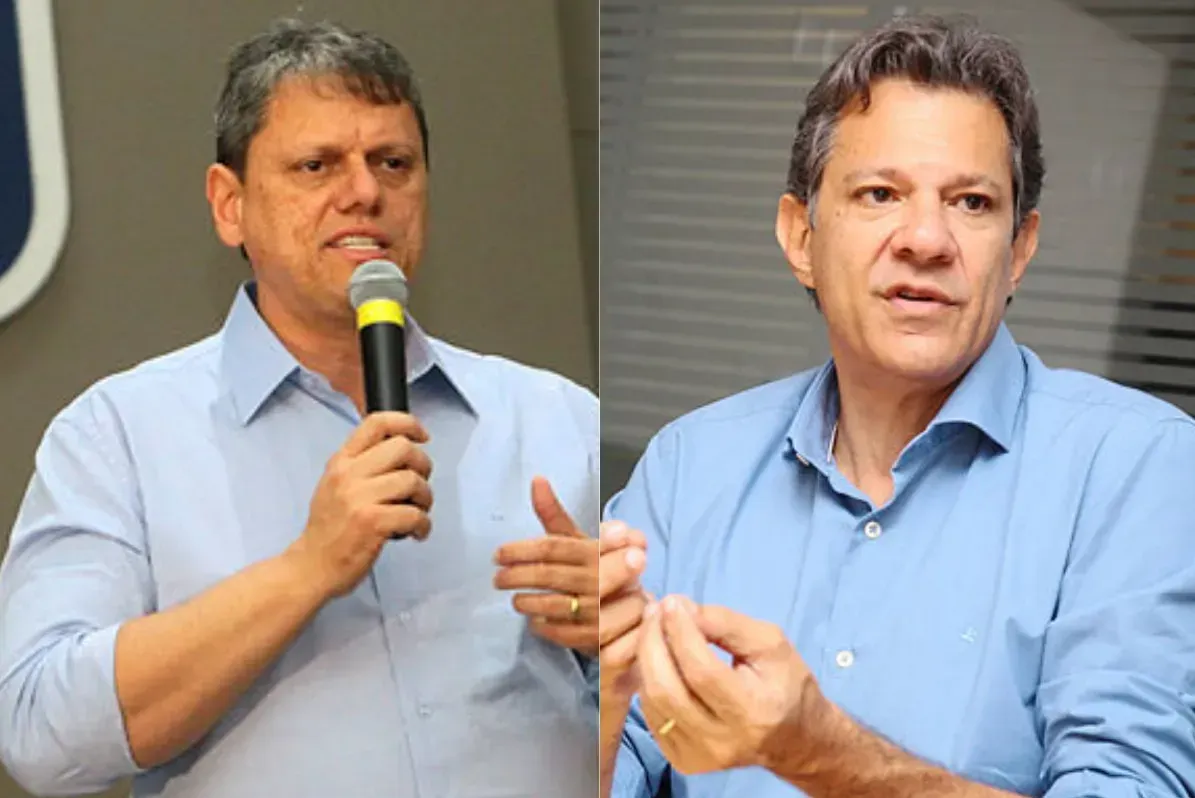 Tarcísio de Freitas e Fernando Haddad disputam o segundo turno no Estado