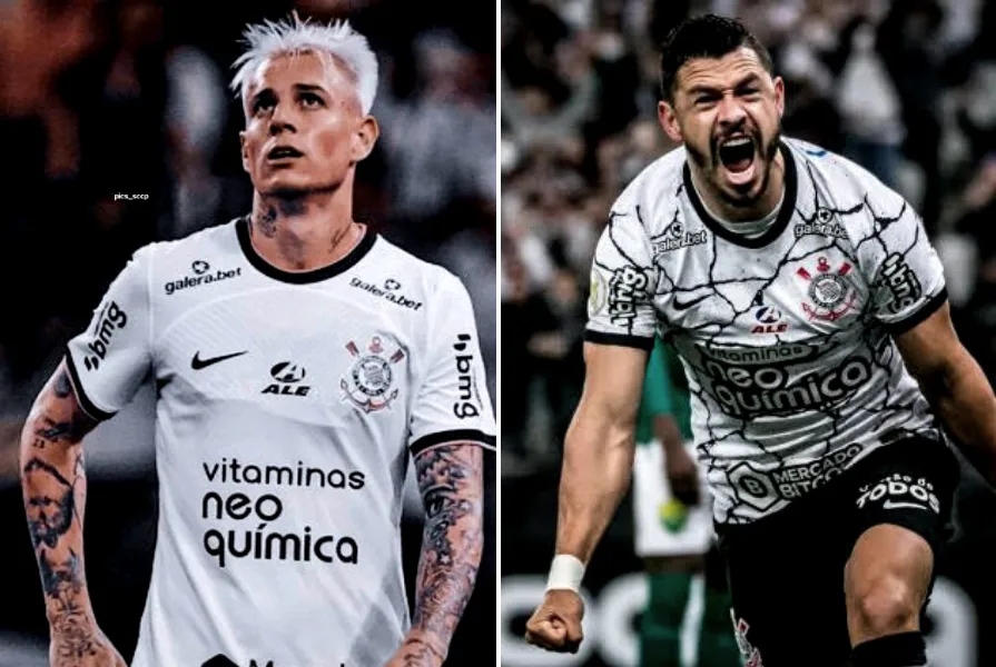 Guedes e Giuliano treinaram forte e podem ser titulares do Corinthians em Curitiba