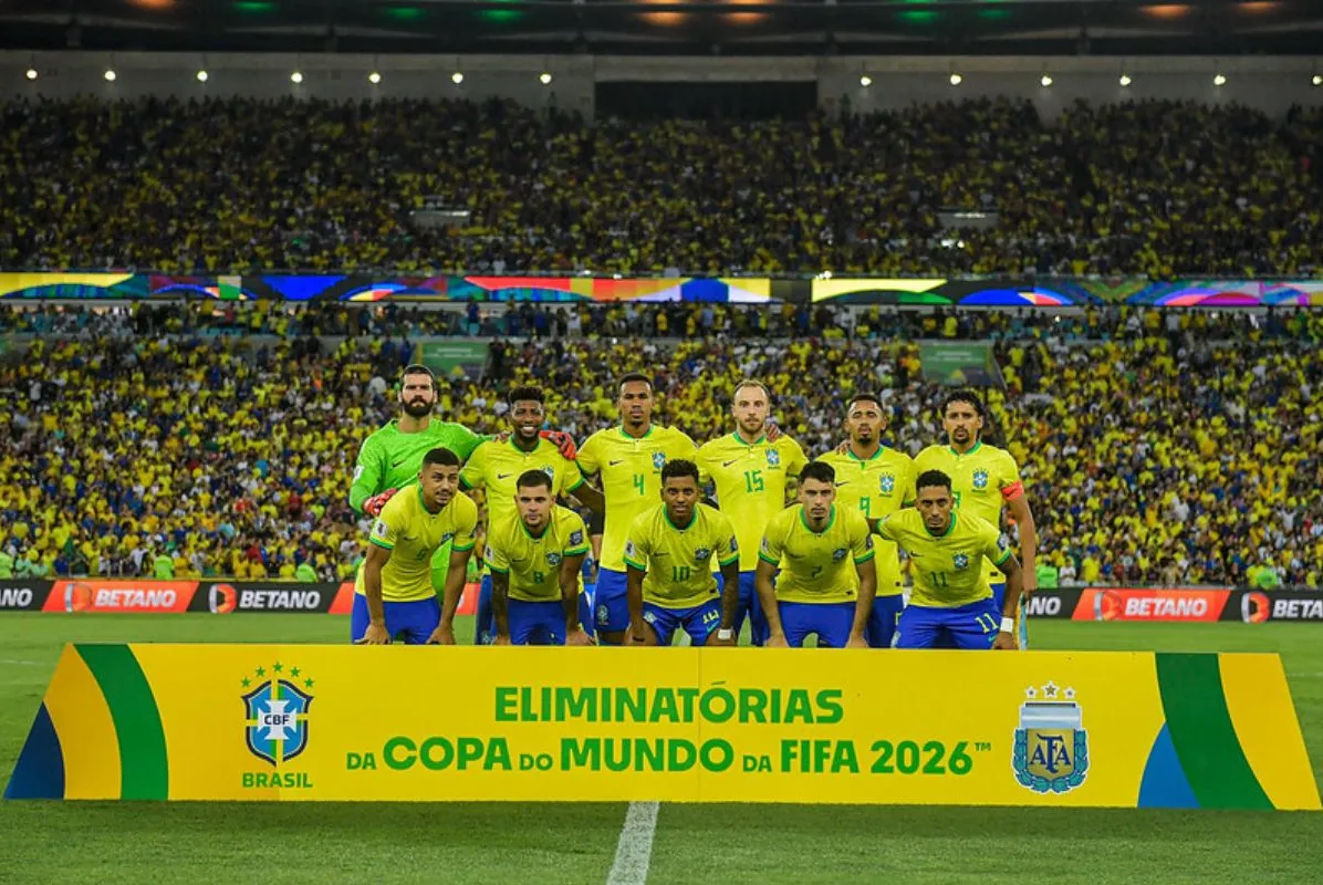 Seleção brasileira caiu para a 5ª colocação no ranking da FIFA