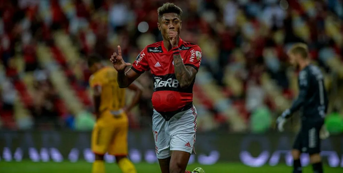  Bruno Henrique fez dois gols ainda no 1º tempo 