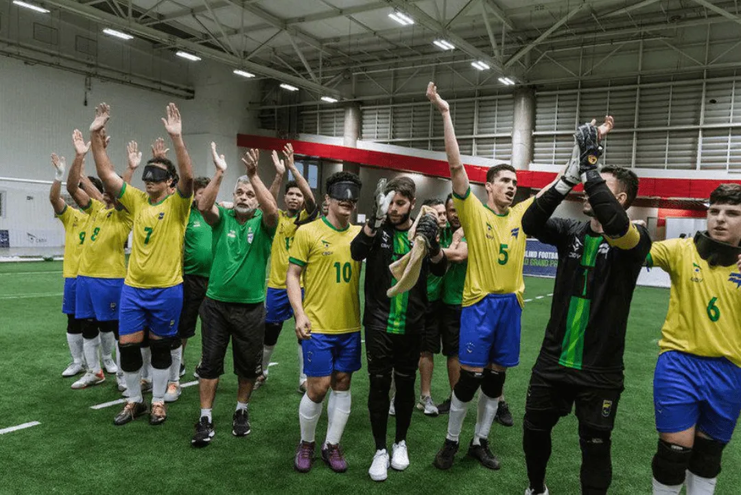 Brasil é bicampeão de Grand Prix Internacional de futebol de cegos