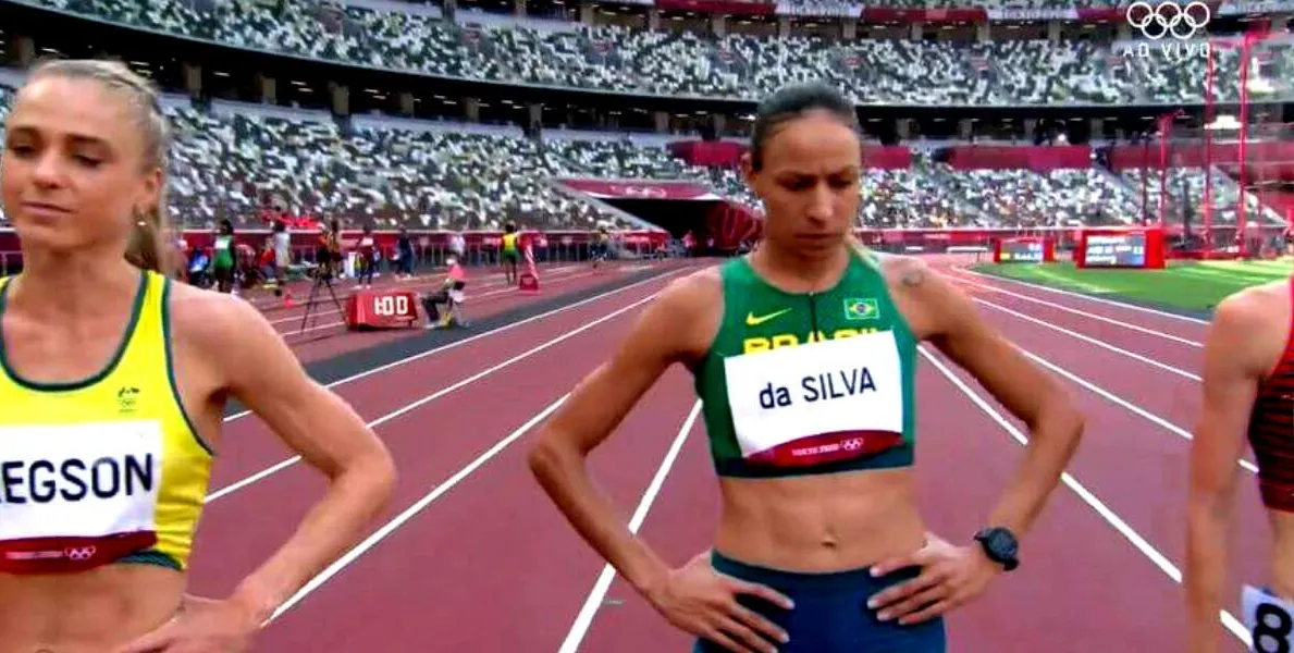  Tatiane Raquel da Silva correu a segunda bateria dos 3.000m com obstáculos e terminou em nono lugar 