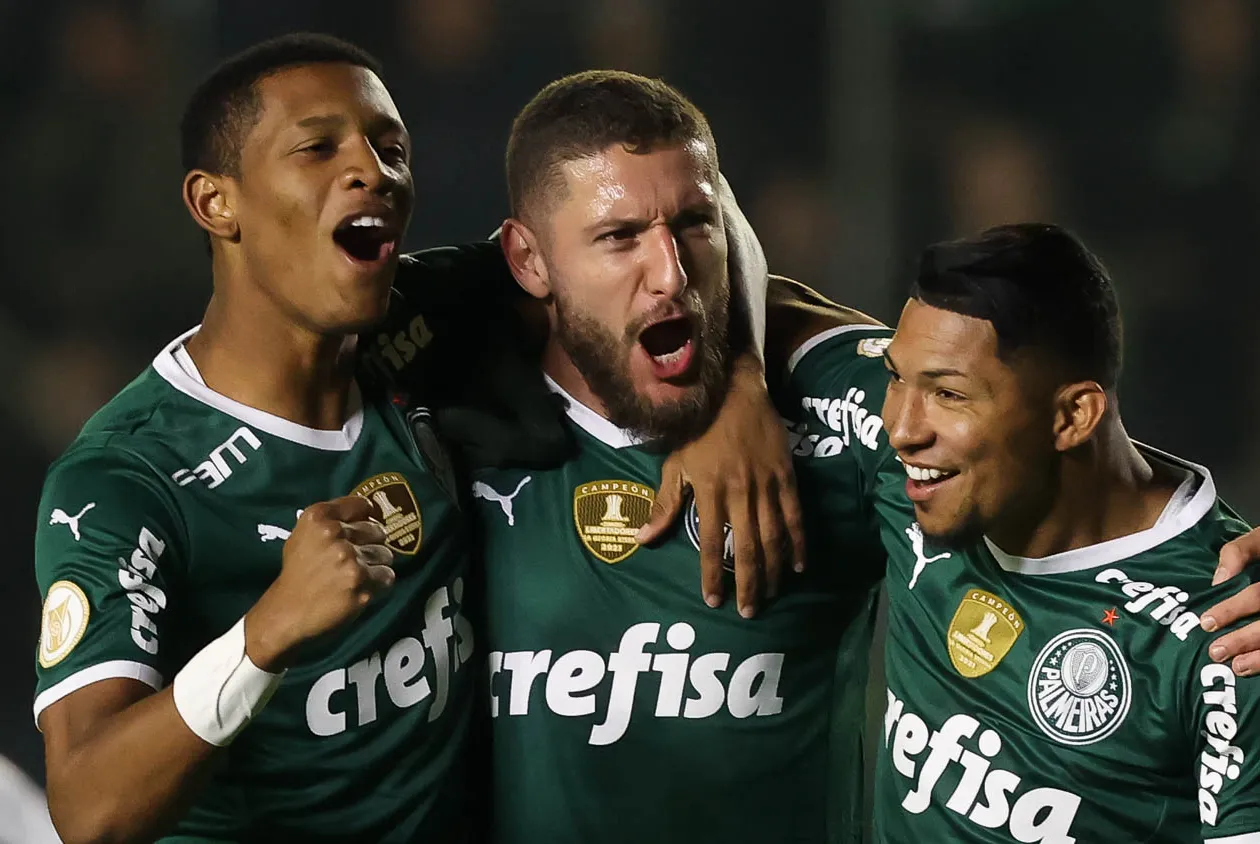 Zé Rafael, Rony e Gabriel Menino marcaram os gols da vitória palmeirense em Caxias do Sul