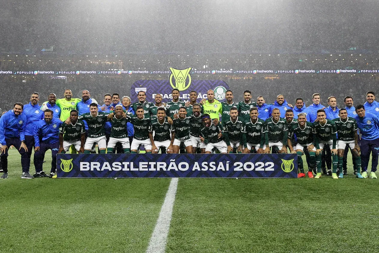 Palmeiras foi campeão brasileiro com três rodadas de antecedência