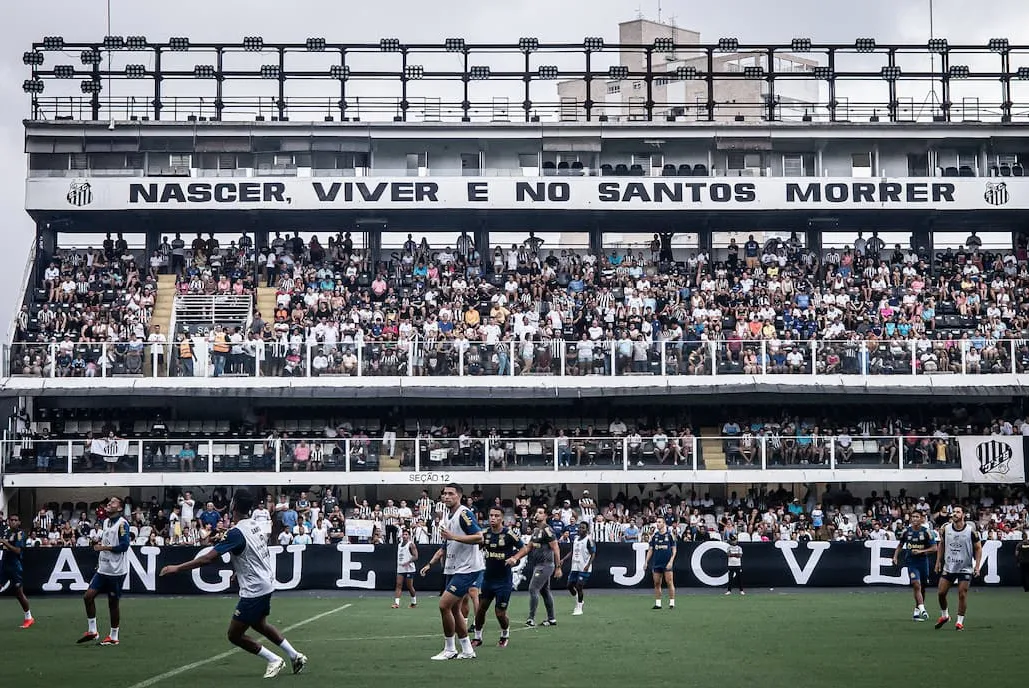 O Santos não contará com o apoio da torcida na Vila nos três primeiros jogos da Série B