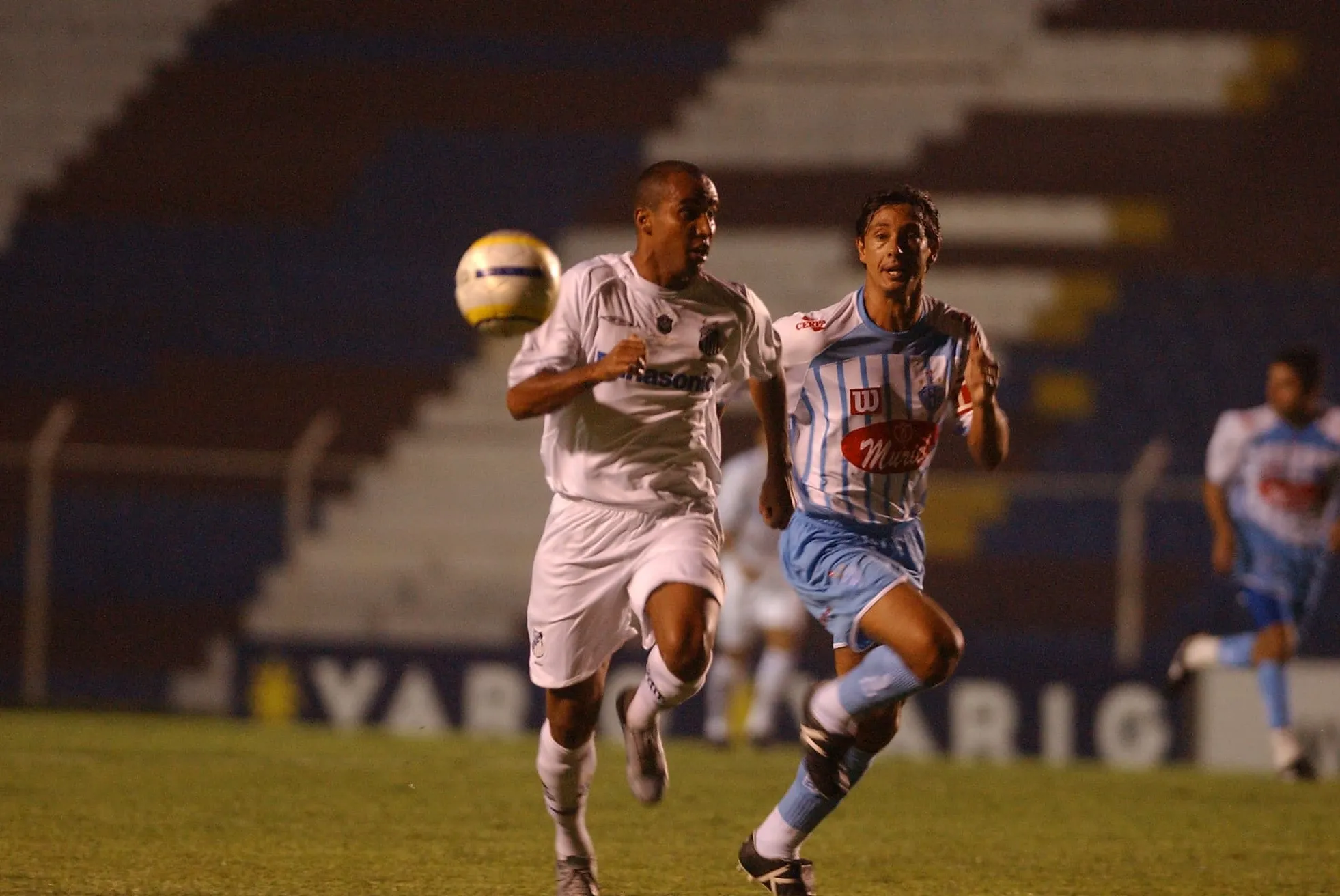 No Brasileirão 2005, o Peixe, de Deivid, goleou o Paysandu por 4 a 1 no Anacleto Campanella, em São Caetano