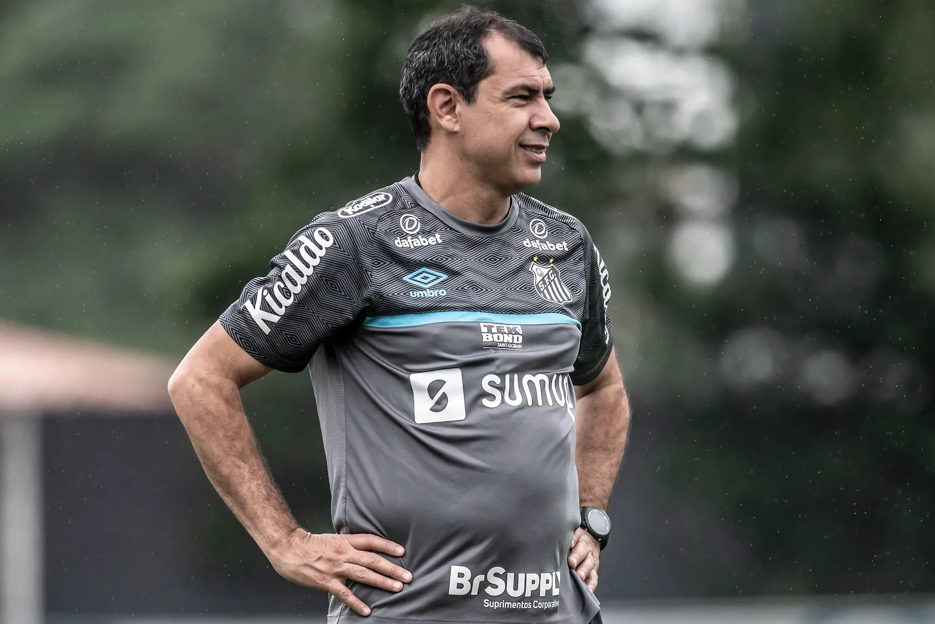 Fábio Carille encerrou a preparação para o duelo contra o Flamengo na manhã deste domingo