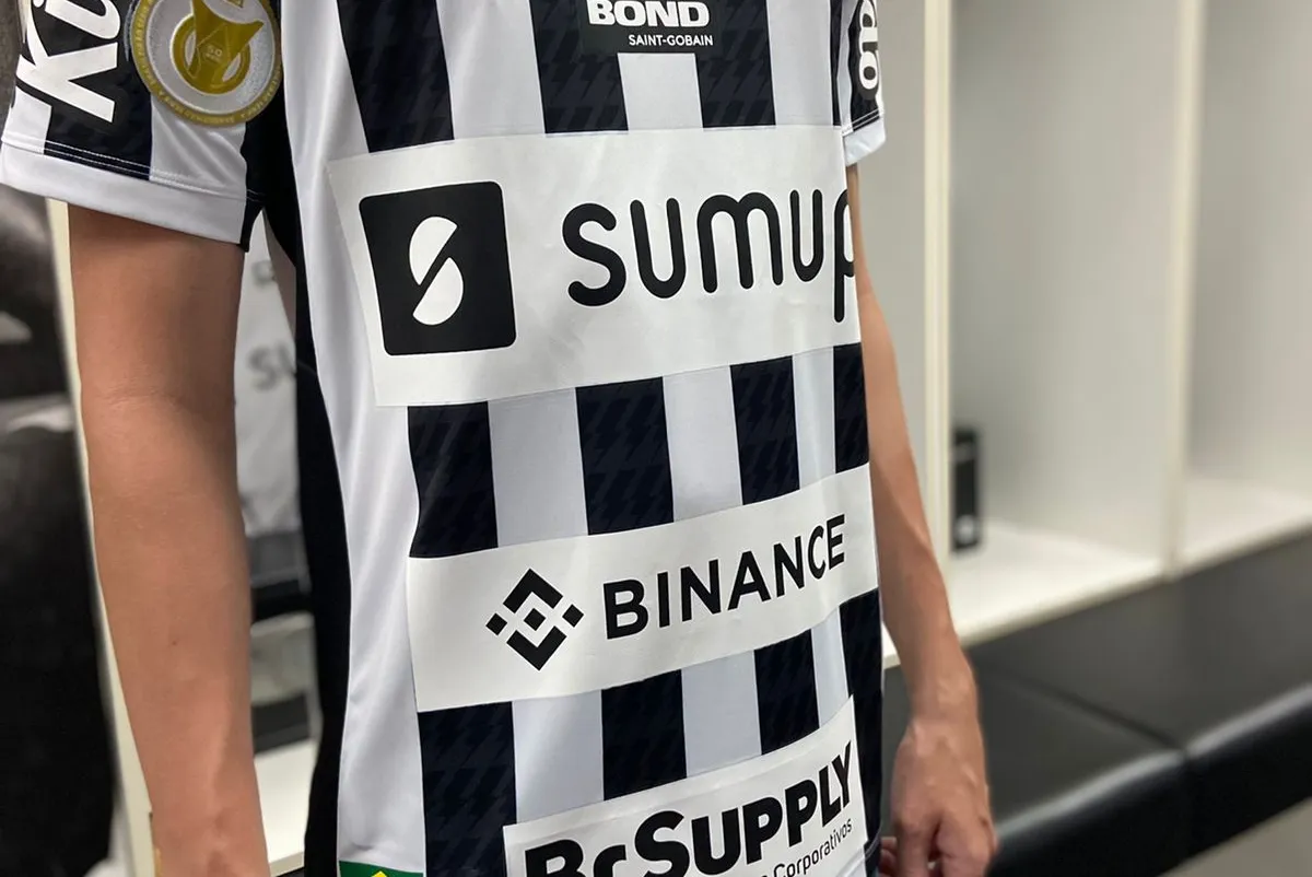 Binance é o novo patrocinador do Santos 
