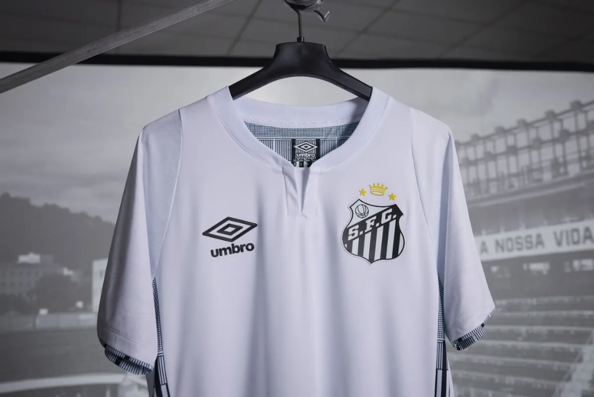 Novo uniforme principal do Santos para a temporada 2024
