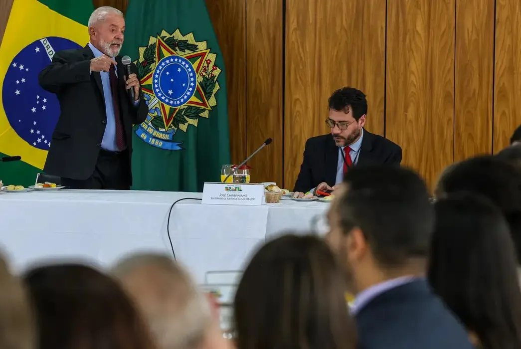Lula esteve no café da manhã com jornalistas no Palácio do Planalto