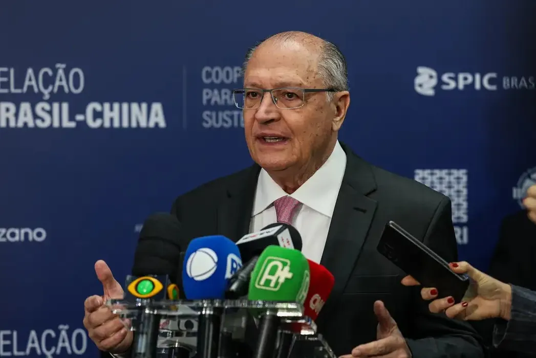 O presidente da República em exercício, Geraldo Alckmin