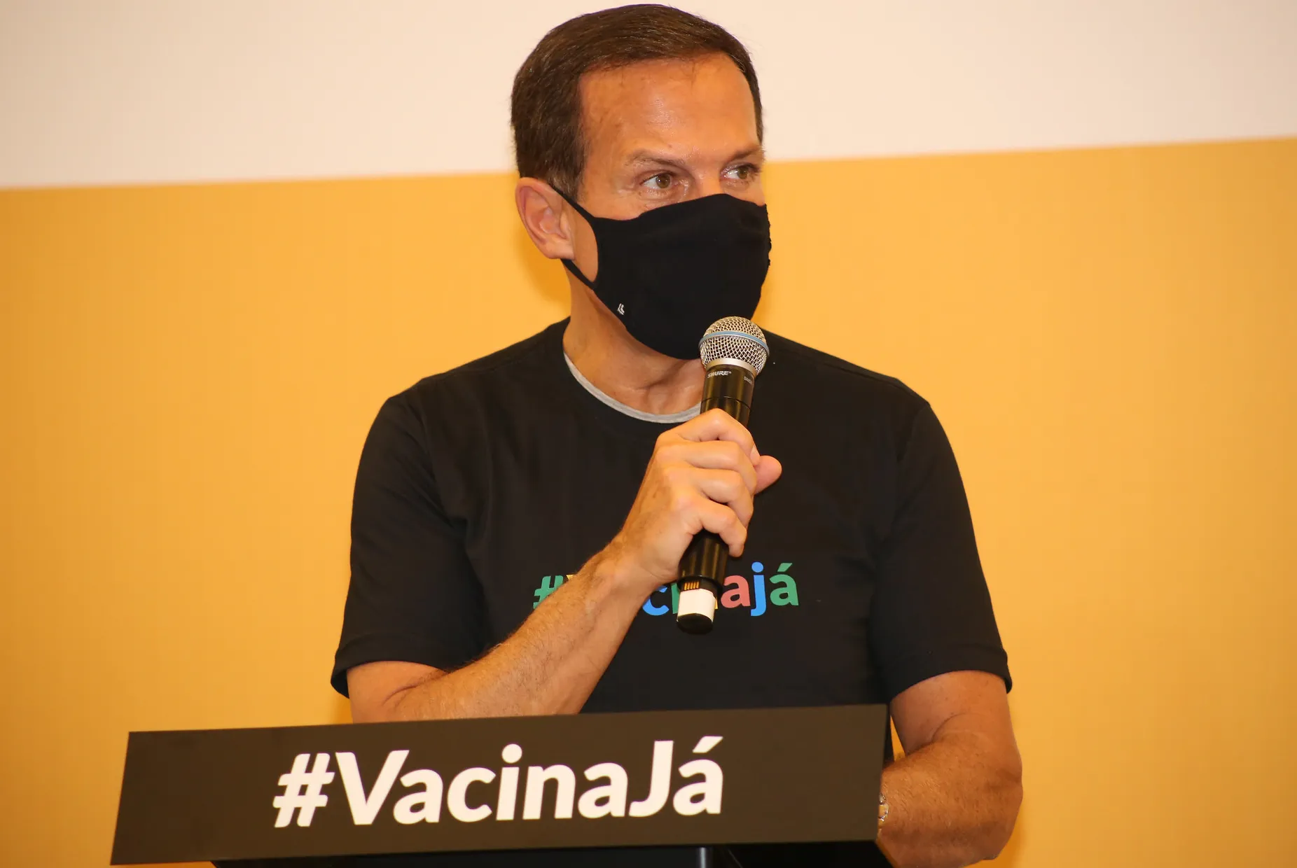 Doria fez elogios à agencia sanitária durante cerimônia de vacinação da primeira criança contra a covid-19 no Brasil