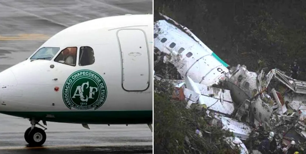  O voo que transportava a delegação da Chapecoense e jornalistas caiu próximo ao aeroporto de Medellín, em 2016 