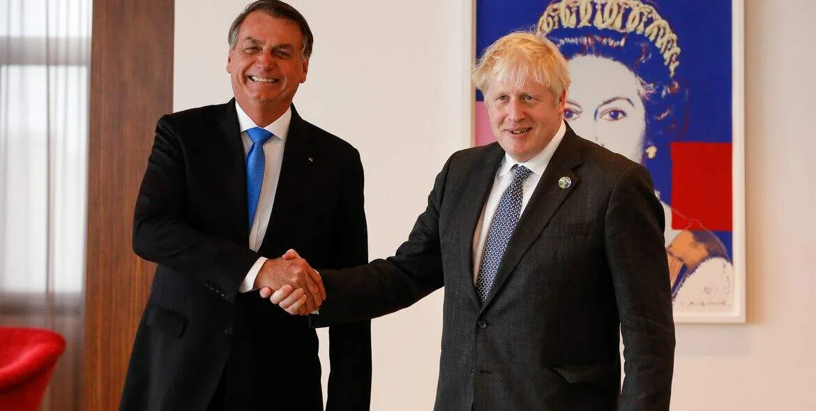  Presidente Bolsonaro se reúne com primeiro-ministro britânico nos EUA 