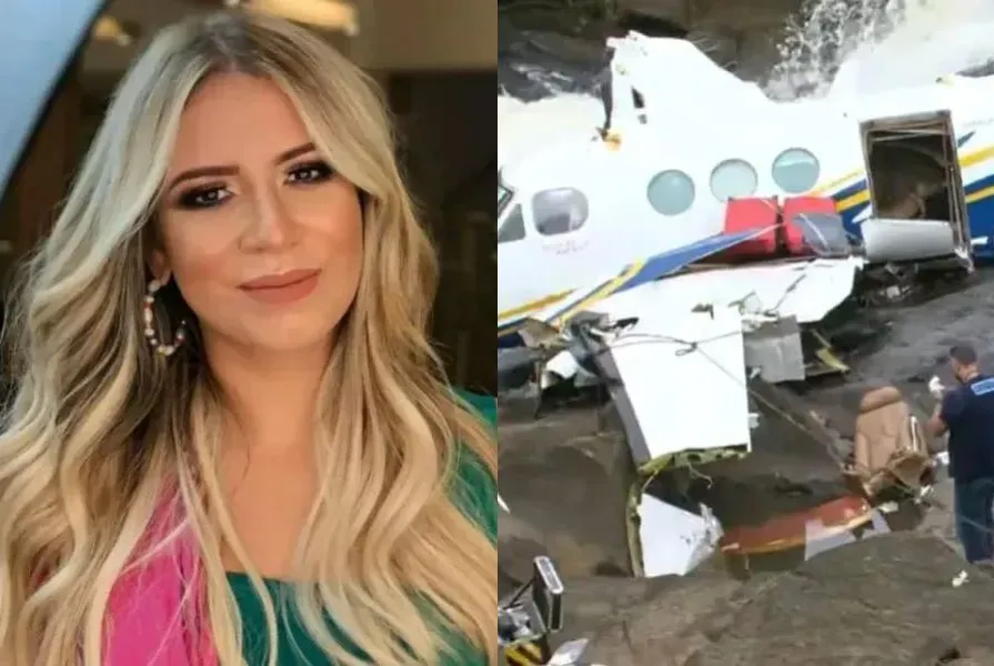 Queda de avião matou a cantora Marília Mendonça e outras quatro pessoas, em novembro de 2021