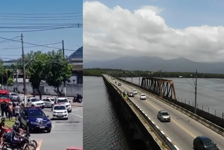 Disparo ocorreu na Ponte dos Barreiros, em São Vicente