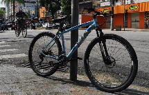 Jovem pede ajuda para recuperar bicicleta furtada em Santos  