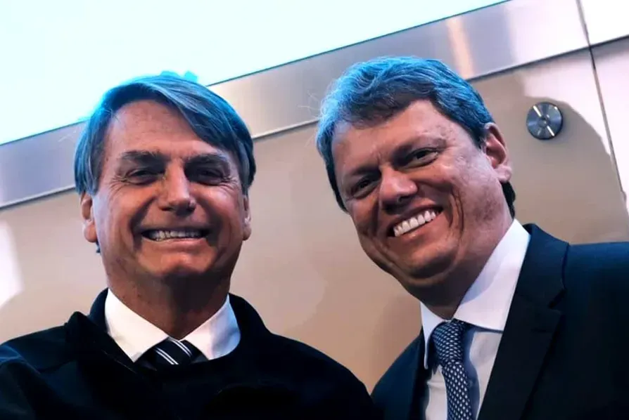 Bolsonaro expõe diferença na relação com Tarcísio: 'Não está tudo certo'