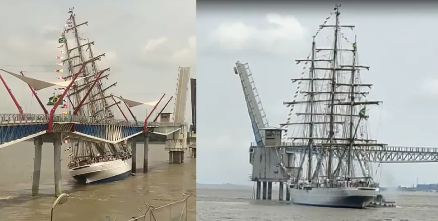  Ponte liga a cidade de Guayaquil à Ilha de Santay 