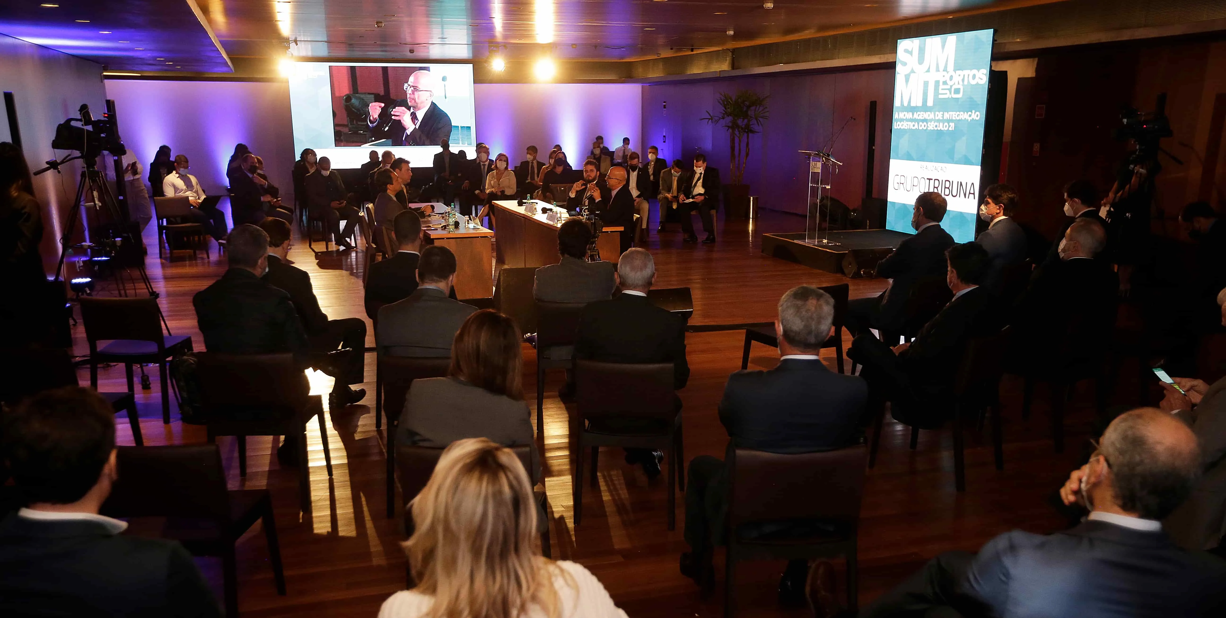  Summit Portos 5.0, evento do Grupo Tribuna, foi realizado nesta quinta-feira (21), em Brasília 