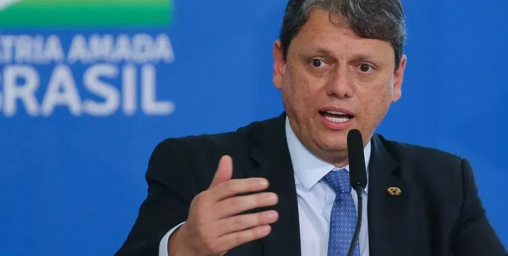  O ministro da Infraestrutura, Tarcísio Gomes de Freitas, confirmou sua participação 