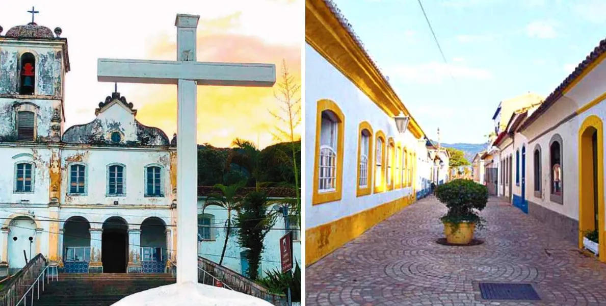  Convento Nossa Senhora do Amparo, e o Centro Histórico, que lembra Paraty 