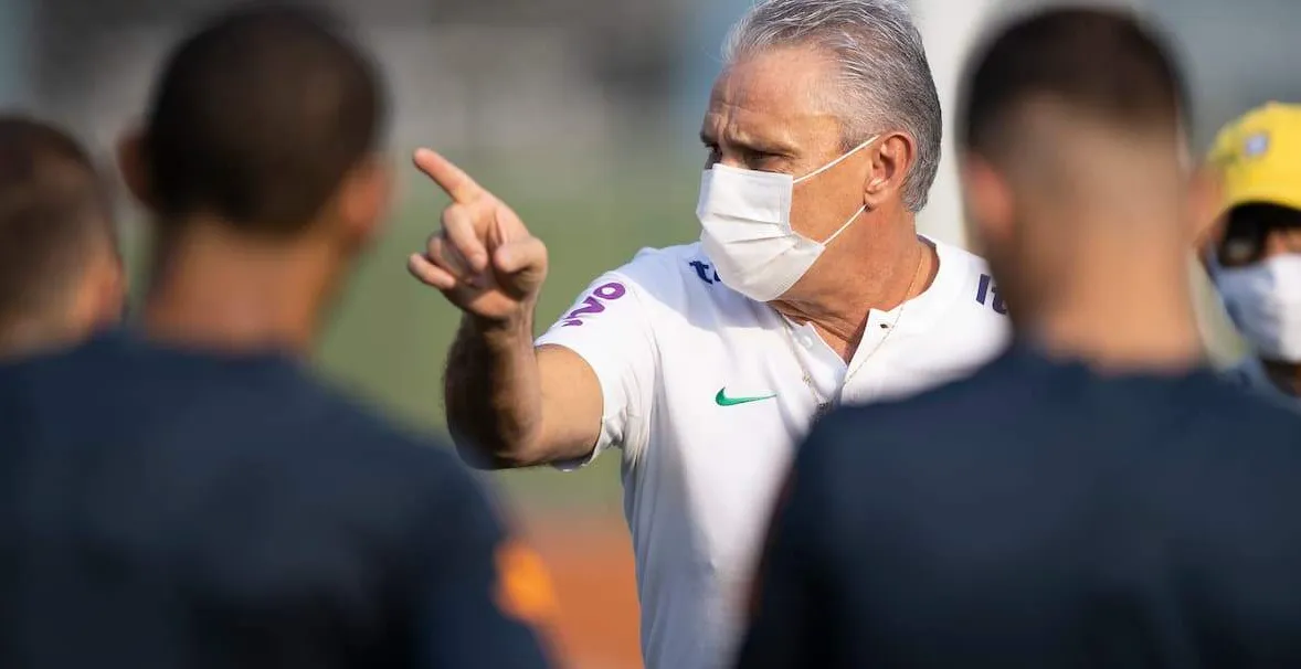  O treinador Tite está no comando da Seleção Brasileira desde 2016 e irá para sua segunda Copa do Mundo 