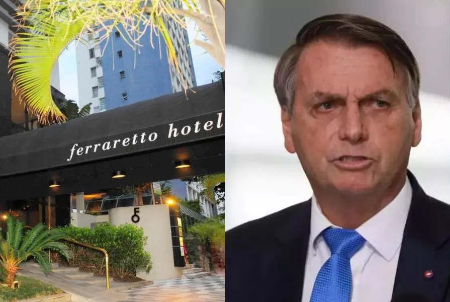 O Ferraretto Hotel confirmou que Bolsonaro jamais passou pelo local. Apenas membros da equipe dele ficaram hospedados