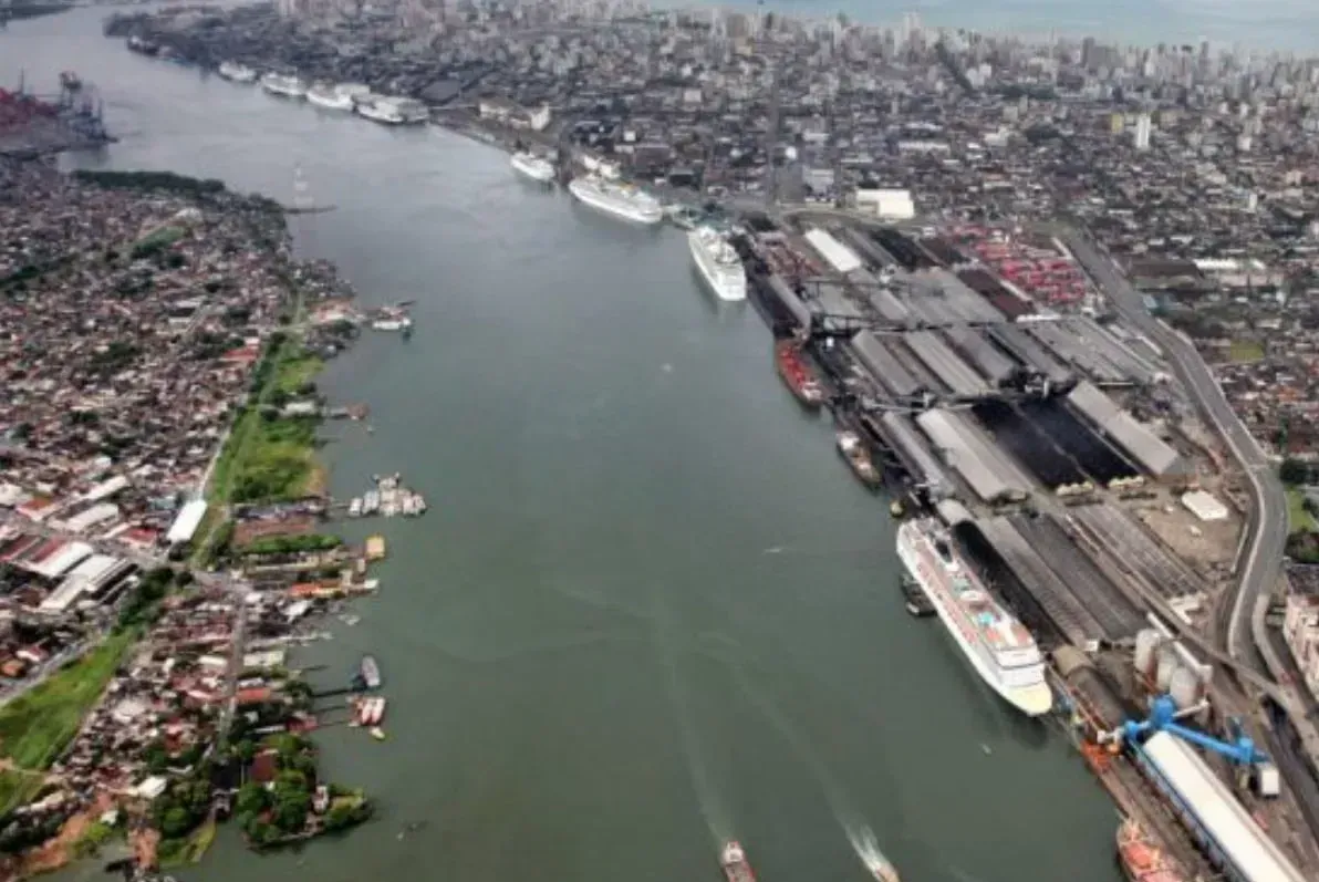 O Porto de Santos foi o 39º porto mais movimentado do mundo em 2022