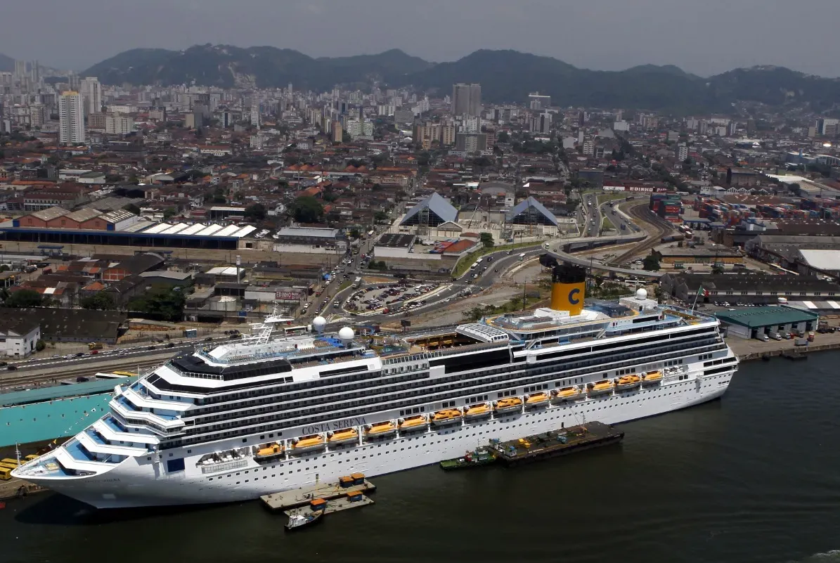 A operação de cruzeiros marítimos se consolidou como uma das mais importantes no Porto de Santos