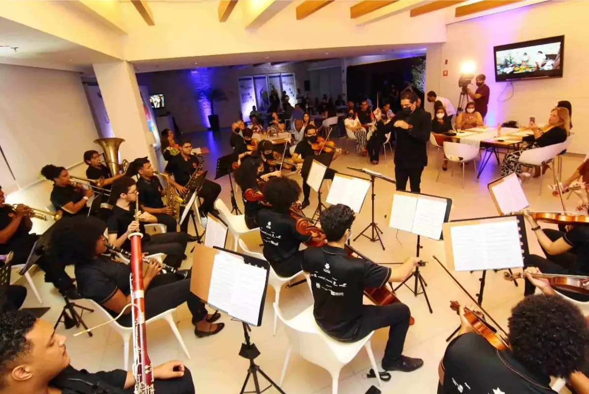 Cerimônia teve a apresentação do vencedor na categoria Ação Cultural e Entretenimento de 2020, o projeto Cubatão Sinfonia