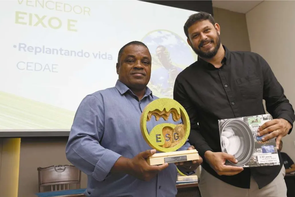 No eixo E, ambiental, foi vencedora a Companhia Estadual de Água e Esgotos do Rio de Janeiro (Cedae)