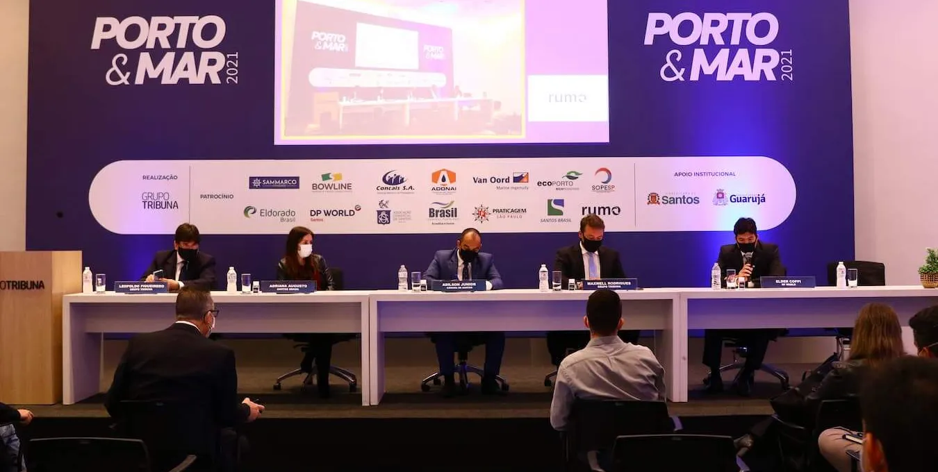  Especialistas portuários participaram da composição da mesa do 2º painel do Encontro Porto & Mar 
