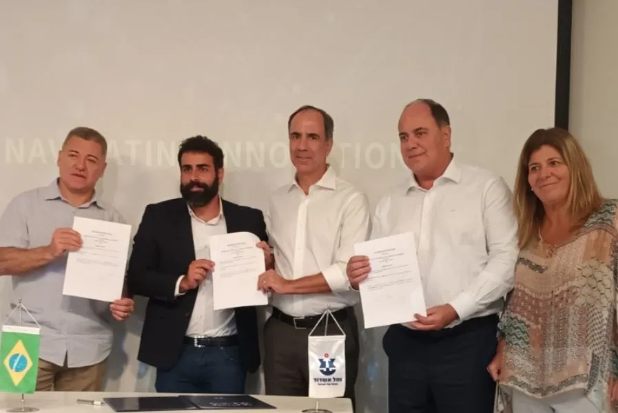 Grupo Tribuna e o Porto de Ashdod, em Israel, assinaram ontem um acordo para a criação da Embaixada de Inovação de Israel em Santos