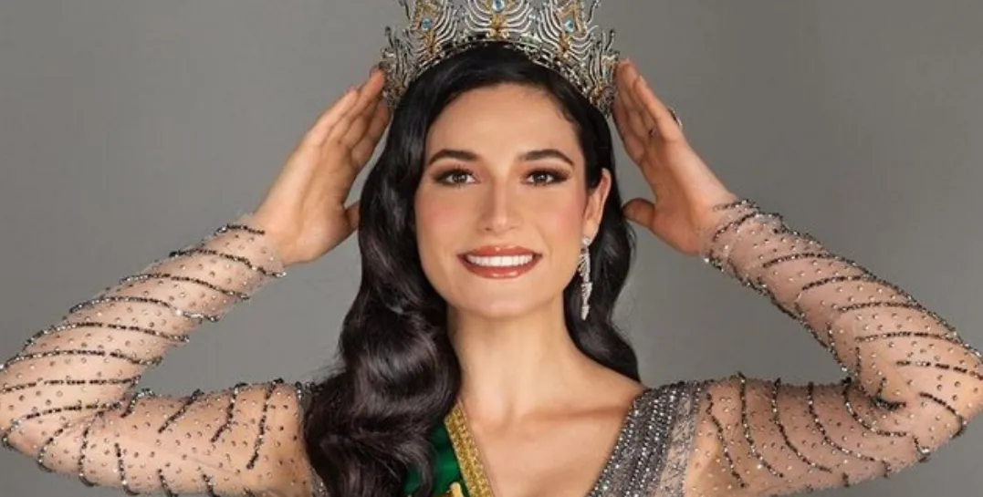   Brasileira Julia Gama foi a segunda colocada no Miss Universo  