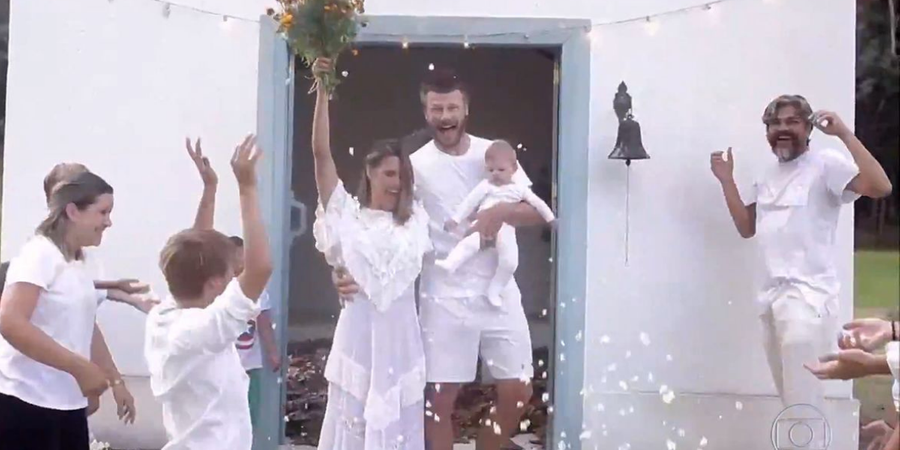 Rodrigo Hilbert construiu capela para casar com Fernanda Lima: 'Foi lindo'