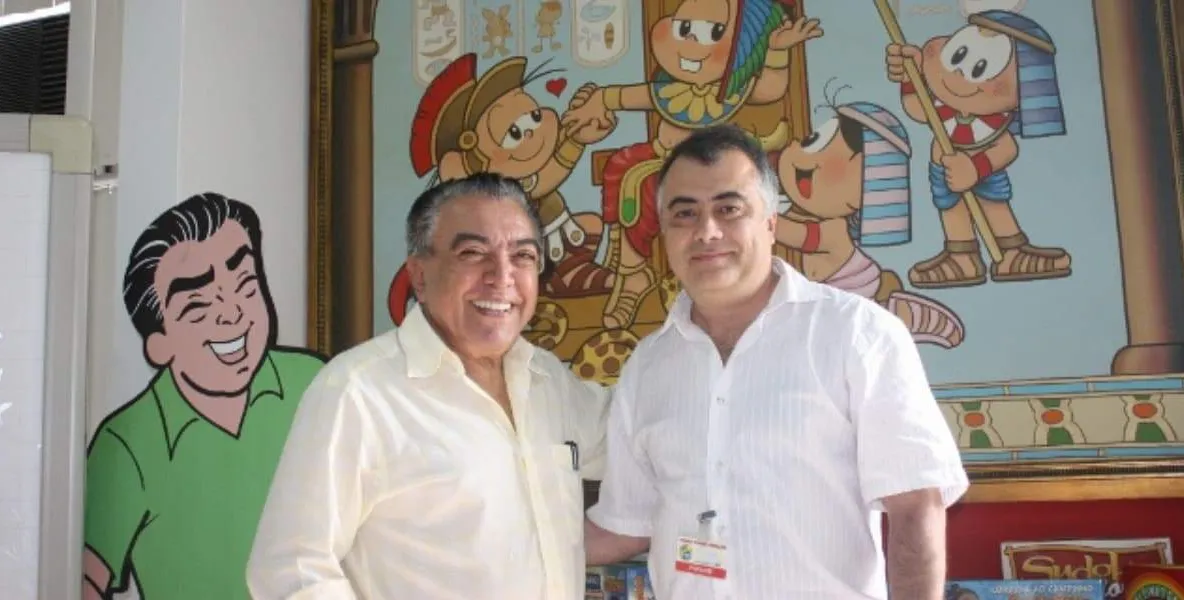   Mauricio de Sousa e José Santos tem mais projetos para desenvolver juntos  